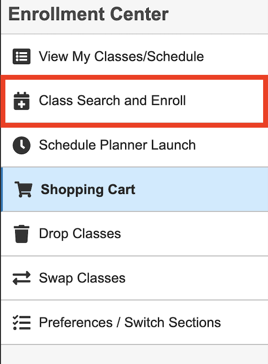 Class Search and Enroll Side Bar.png